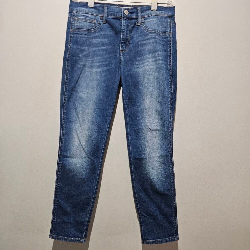 GAP Jeans Size 29P Womens Easy Leggings Mid Rise Medium Wash Blue Denim